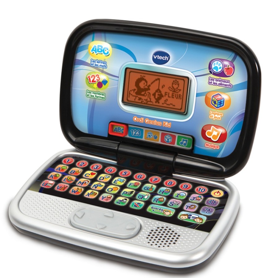 Jouets 3-6 Ans VTech  | Ordi Genius Kid - Noir